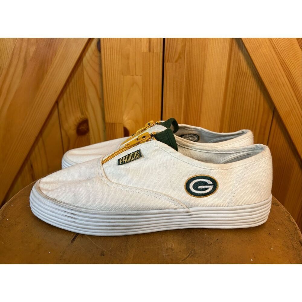 Vintage Green Bay Packers Women's Shoes, Size 7